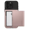 Miniatyrbild 3 av 10: Spigen iPhone 15 Pro Max Mobilskal Slim Armor CS - Rosa