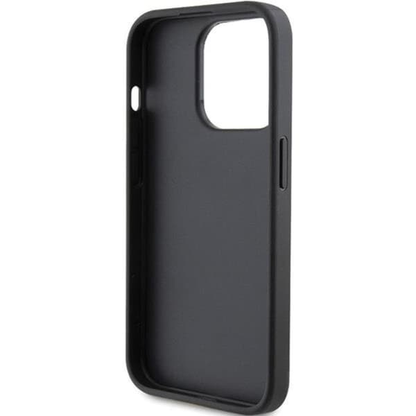 Karl Lagerfeld iPhone 15 Pro Mobilskal Korthållare Metal Logo
