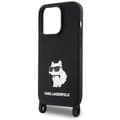 Miniatyrbild 5 av 7: Karl Lagerfeld iPhone 15 Mobilskal Crossbody Silikon Choupette