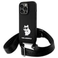 Miniatyrbild 1 av 7: Karl Lagerfeld iPhone 15 Mobilskal Crossbody Silikon Choupette