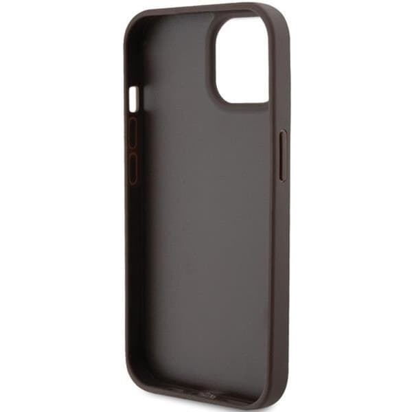Guess iPhone 15 Mobilskal Triangle Strass - Brun