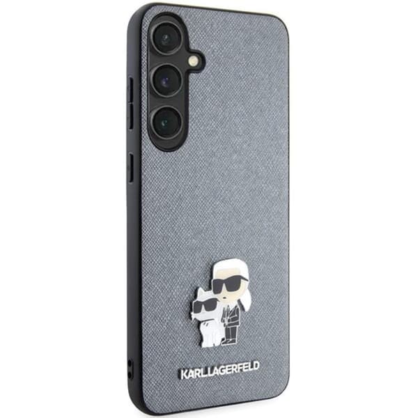 Karl Lagerfeld Galaxy S24 Plus Mobilskal Saffiano Metal Pin