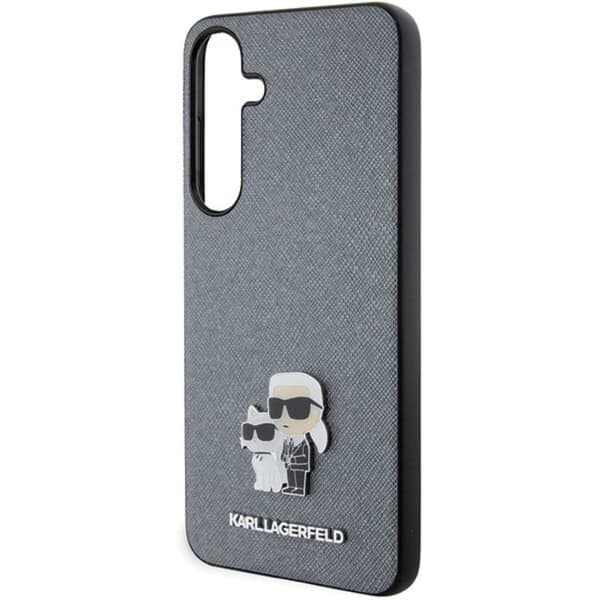 Karl Lagerfeld Galaxy S24 Plus Mobilskal Saffiano Metal Pin