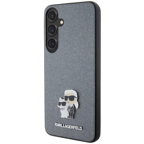 Karl Lagerfeld Galaxy S24 Plus Mobilskal Saffiano Metal Pin