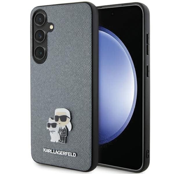 Karl Lagerfeld Galaxy S24 Plus Mobilskal Saffiano Metal Pin