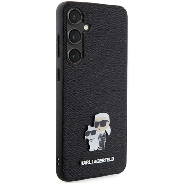 Karl Lagerfeld Galaxy S24 Plus Mobilskal Saffiano Metal Pin