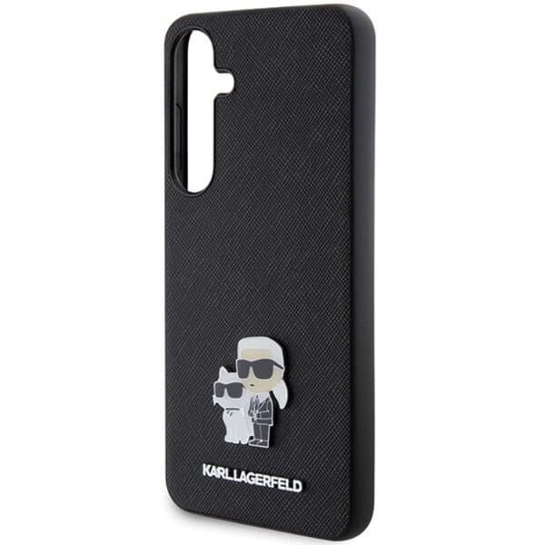 Karl Lagerfeld Galaxy S24 Plus Mobilskal Saffiano Metal Pin