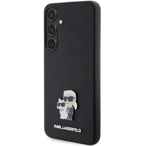 Karl Lagerfeld Galaxy S24 Plus Mobilskal Saffiano Metal Pin
