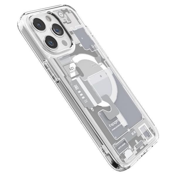 Spigen iPhone 15 Pro Mobilskal Magsafe Hybrid - Zero One Vit