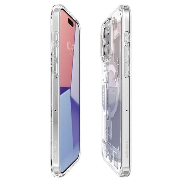 Spigen iPhone 15 Pro Mobilskal Magsafe Hybrid - Zero One Vit