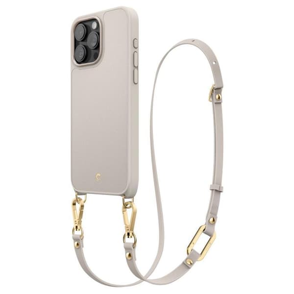 Spigen iPhone 15 Pro Mobilhalsband Skal Magsafe Cyrill - Cream