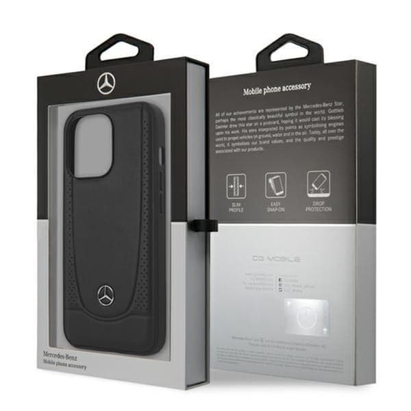 Mercedes iPhone 15 Pro Max Mobilskal Läder Urban - Svart