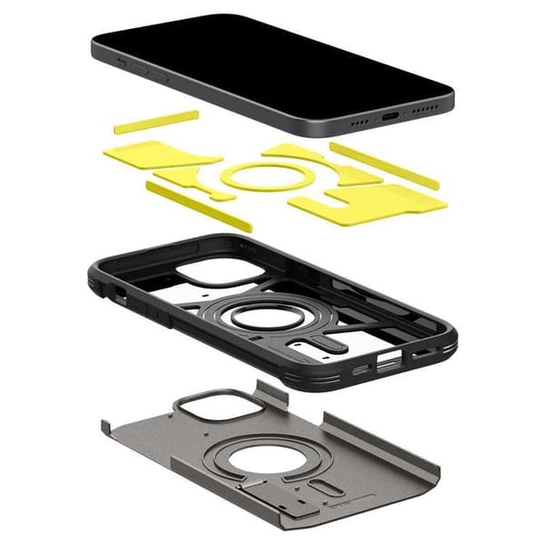 Spigen iPhone 15 Plus Mobilskal Magsafe Tough Armor - Brun