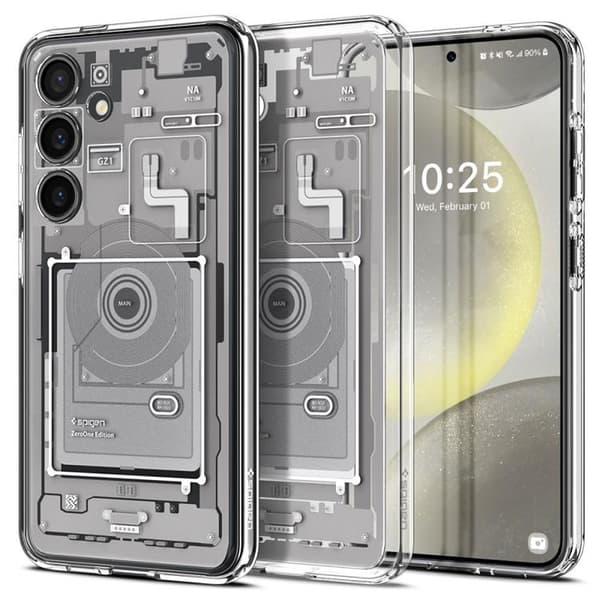 Spigen Galaxy S24 Mobilskal Ultra Hybird - Vit Zero One
