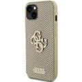Miniatyrbild 2 av 8: Guess iPhone 15 Mobilskal Perforated Glitter - Guld