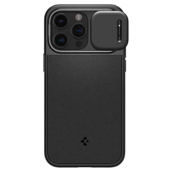 Spigen iPhone 15 Pro Mobilskal Magsafe Optik Armor - Svart