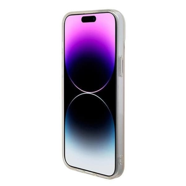 Guess iPhone 15 Plus Mobilskal Magsafe IML Iridescent - Rosa