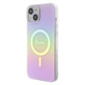 Miniatyrbild 2 av 8: Guess iPhone 15 Plus Mobilskal Magsafe IML Iridescent - Rosa