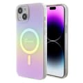 Miniatyrbild 1 av 8: Guess iPhone 15 Plus Mobilskal Magsafe IML Iridescent - Rosa