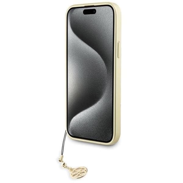 Guess iPhone 15 Plus Mobilskal Charms Collection - Grå