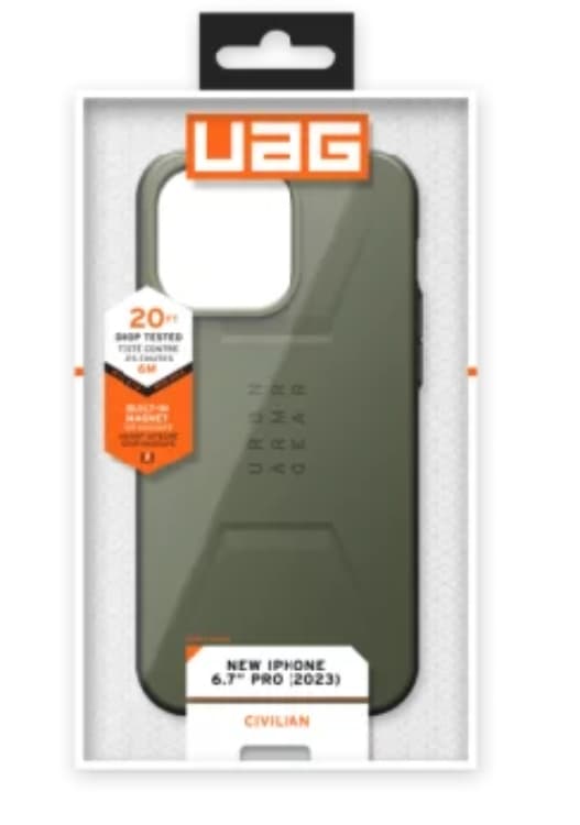 UAG iPhone 15 Pro Max Mobilskal Magsafe Civilian - Grön