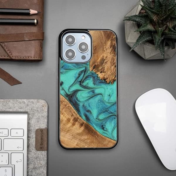 Bewood iPhone 15 Pro Max Mobilskal Unique Turquoise