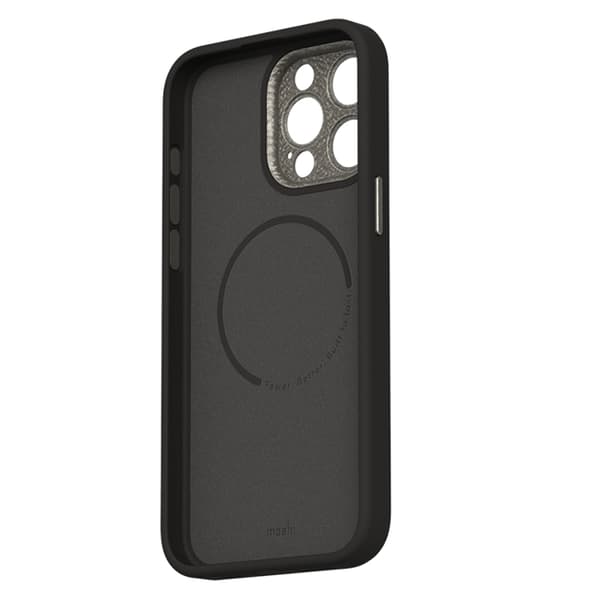 Moshi iPhone 15 Pro Mobilskal Magsafe Napa - Midnattssvart
