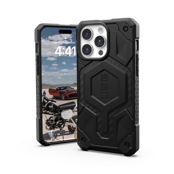 UAG iPhone 15 Pro Max Mobilskal Magsafe Monarch Pro - Carbon Fiber