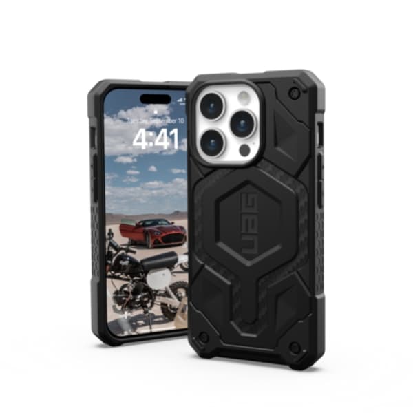 UAG iPhone 15 Pro Mobilskal Magsafe Monarch Pro - Carbon Fiber