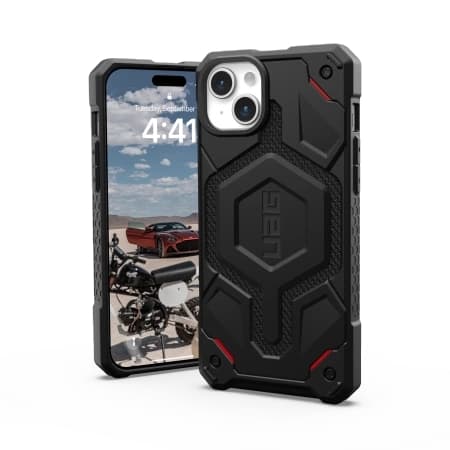 UAG iPhone 15 Plus Mobilskal Magsafe Monarch Pro - Kevlar Svart