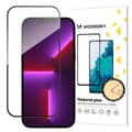 Miniatyrbild 1 av 7: Wozinsky iPhone 15 Härdat Glas Skärmskydd Full Glue - Svart