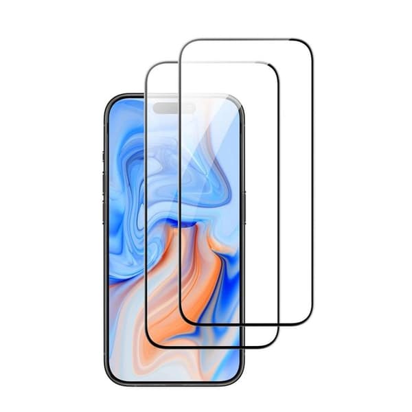 [2-Pack] ESR iPhone 15 Härdat Glas Skärmskydd