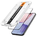 Miniatyrbild 4 av 6: Spigen iPhone 15 Härdat Glas Skärmskydd 'EZ' Fit - Svart