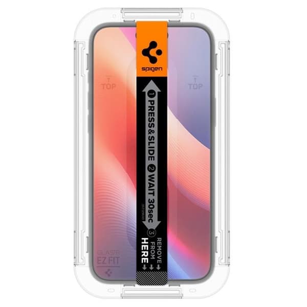 [2-Pack] Spigen iPhone 15/16 Härdat Glas Skärmskydd Privacy