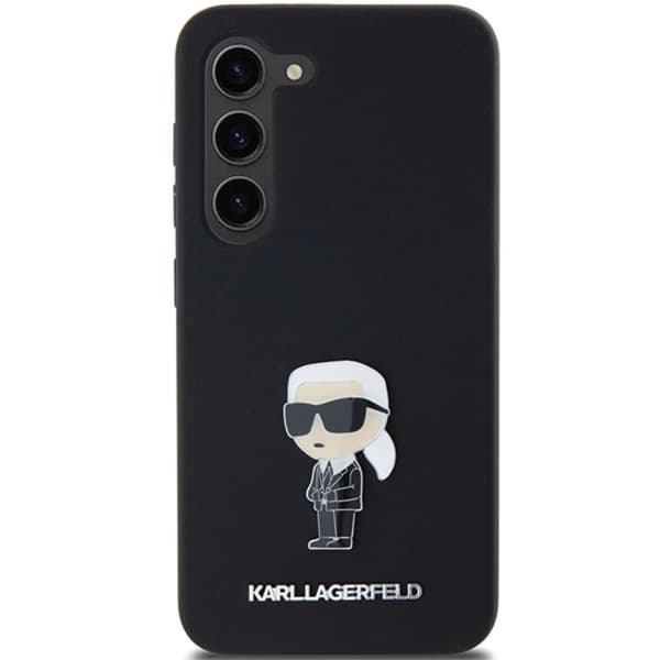 Karl Lagerfeld Galaxy S23 Plus Mobilskal Silikon Ikonik Metal Pin