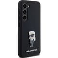 Miniatyrbild 4 av 8: Karl Lagerfeld Galaxy S23 Plus Mobilskal Silikon Ikonik Metal Pin
