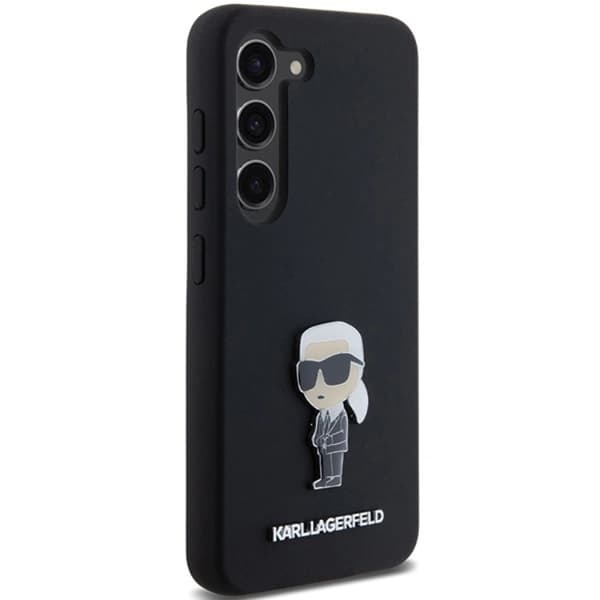 Karl Lagerfeld Galaxy S23 Plus Mobilskal Silikon Ikonik Metal Pin