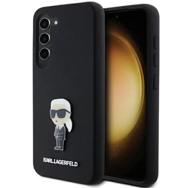 Karl Lagerfeld Galaxy S23 Plus Mobilskal Silikon Ikonik Metal Pin