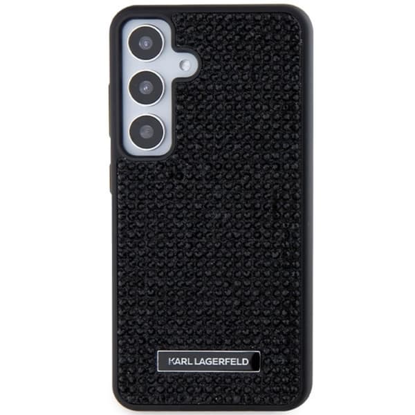 KARL LAGERFELD Galaxy S24 Plus Mobilskal Rhinestone Logo Metal Plate