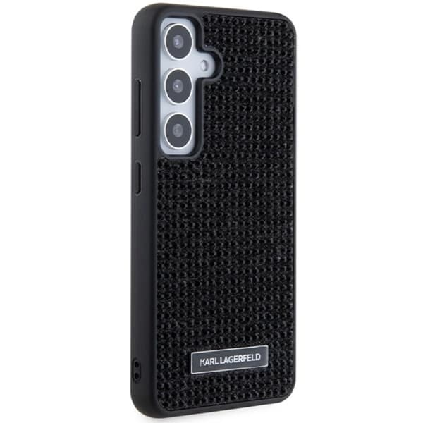 KARL LAGERFELD Galaxy S24 Plus Mobilskal Rhinestone Logo Metal Plate
