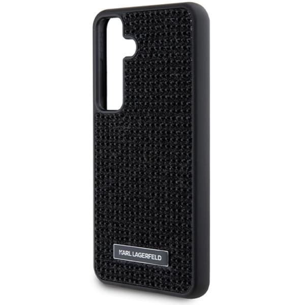 KARL LAGERFELD Galaxy S24 Plus Mobilskal Rhinestone Logo Metal Plate