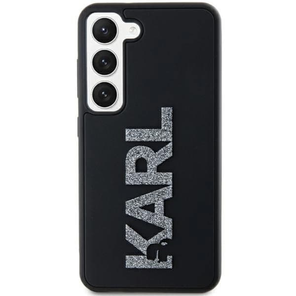 Karl Lagerfeld Galaxy S23 Mobilskal 3D Rubber Glitter Logo