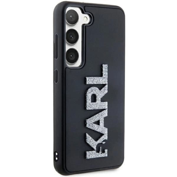 Karl Lagerfeld Galaxy S23 Mobilskal 3D Rubber Glitter Logo