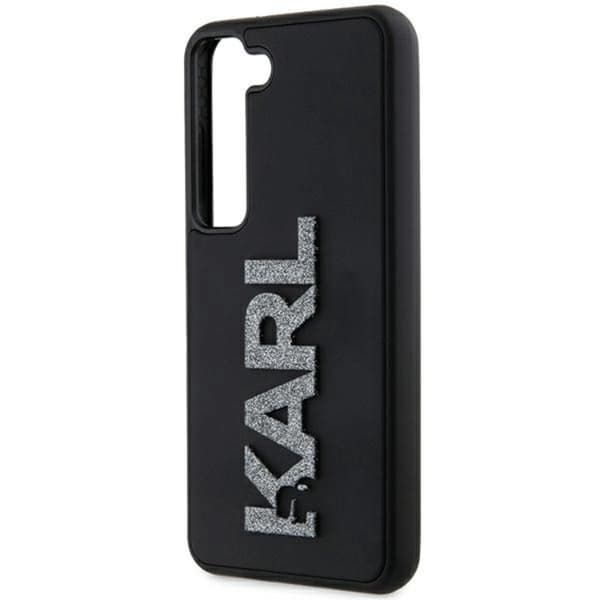 Karl Lagerfeld Galaxy S23 Mobilskal 3D Rubber Glitter Logo