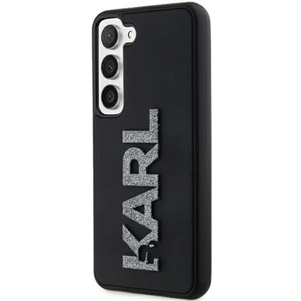 Karl Lagerfeld Galaxy S23 Mobilskal 3D Rubber Glitter Logo