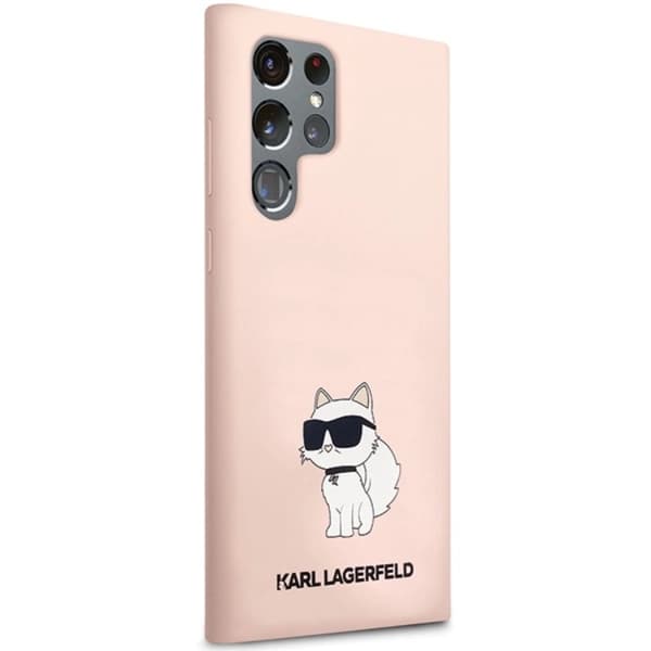 Karl Lagerfeld Galaxy S24 Ultra Mobilskal Silikon Choupette - Rosa