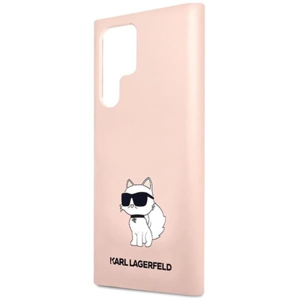 Karl Lagerfeld Galaxy S24 Ultra Mobilskal Silikon Choupette - Rosa