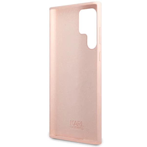Karl Lagerfeld Galaxy S24 Ultra Mobilskal Silikon Choupette - Rosa