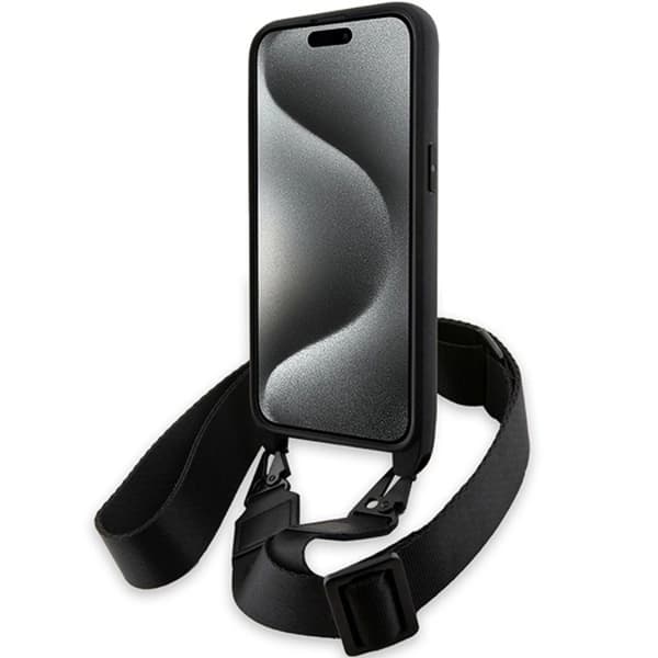 BMW iPhone 15 Pro Halsbandsskal M Edition Carbon Tricolor