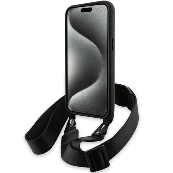 BMW iPhone 15 Pro Max Halsbandsskal M Edition Carbon Stripe